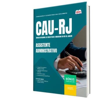Imagem de Apostila CAU-RJ - Assistente Administrativo - Apostilas Opção