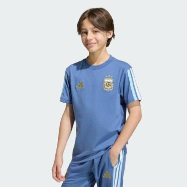 Imagem de Camiseta Adidas Argentina DNA Juvenil, 16 ANOS