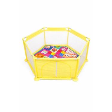 Imagem de Cercadinho para Bebê Portátil Infantil Rister Baby Colorido Chiqueirin