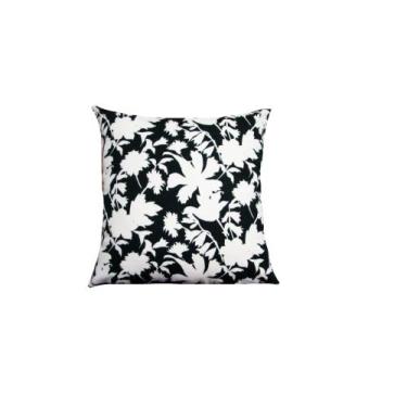 Imagem de Capa Almofada 45x45 Tecido Algodão Estampa Floral - Nallu Decor, Verde