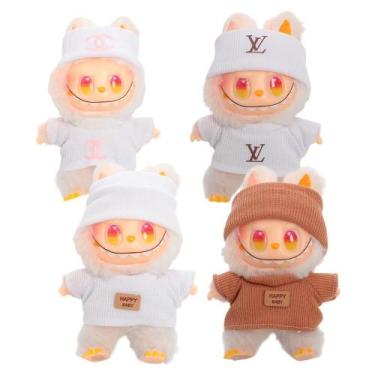 Imagem de Conjunto Roupinha Labubu Monstrinho Com Acessórios Grife - Toys 2u