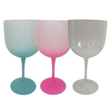 Imagem de Taças de gin 450ml de plastico kit 10 peças drink - LAGGE DECORAR, Cri