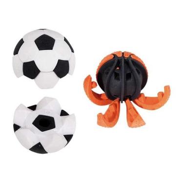Imagem de BORRACHA DIVERTIDA SPORTS BRW - Formato de Bola de Futebol e Basquete,