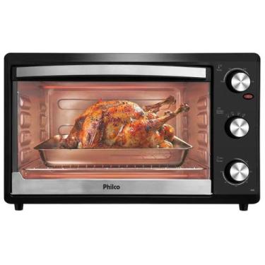 Imagem de Forno Elétrico de Bancada Philco Grill 44L Preto PFE44P, Preto, 220V