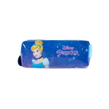 Imagem de Estojo Escolar Feminino Princesas Disney Cinderela - Bagaggio, U
