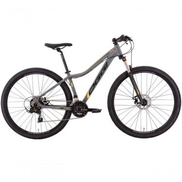Imagem de Bicicleta Oggi Float Sport Mountain Bike Aro 29 Alumínio 21 Marchas Shimano Grafite Preto Amarelo