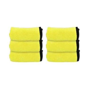 Imagem de 6 PCS Toalhas De Microfibra Profissionais 600GSM Para Limpeza De Carro