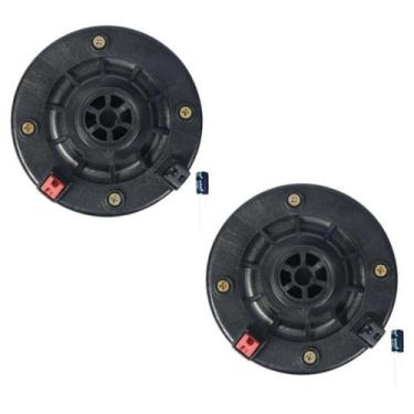 Imagem de Kit 2 driver corneta compet 150w 8 ohms + capacitores