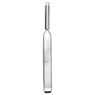 Imagem de Mimo Style Ralador Zester 2 Faces em Inox. Prático para Ralar Queijo, Casca de Limão, Gengibre, Coco e Mais, Produto Leve, Prático e Fácil de Manusear, Material Inox