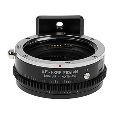Imagem de Adaptador de lente inteligente Vizelex Fusion ND Throttle compatível com lente Canon EOS EF e EF-S para câmeras Fujifilm X-Mount