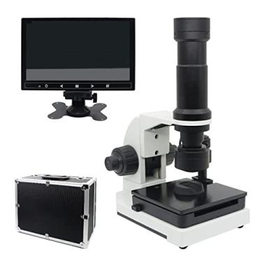 Imagem de Adaptador de microscópio 400X HD Color Digital Zoom Microscópio 7" Display USB Microscópio Acessórios de microscópio (Cor: Modelo B)