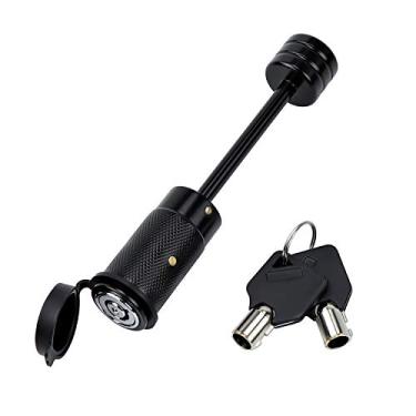 Imagem de Cenipar Pino de travamento de engate de reboque 0,6 cm de diâmetro 6,3 cm de comprimento para caminhão carro e barco, compatível com travas de reboque Classe III IV