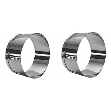 Imagem de Aro Cortador Redondo P/Bolo, Massas, Biscoito 7x5 Cm - 2 Un