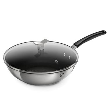 Imagem de Electrolux Frigideira Wok com Tampa Aço Inox Antiaderente 28cm 3,6L