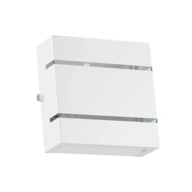 Imagem de Arandela Externa Slim 2 Frisos Luminária de Parede Muro 2 Fachos 2 Focos Em Alumínio In...