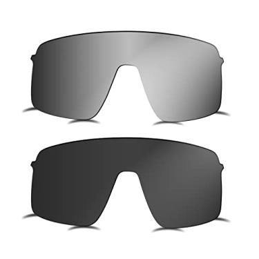 Imagem de Prizo ORL Lentes polarizadas de reposição para óculos de sol Oakley Sutro Lite OO9463-2 conjuntos (preto + titânio)
