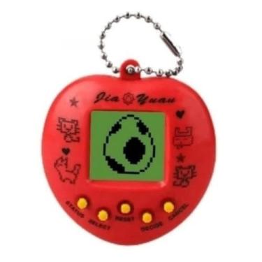 Imagem de Bichinho Virtual Nostalgia Chaveiro Retro Anos 90 Game Machine Pet Emite sons para lembrar de cuidar COR ALEATORIA