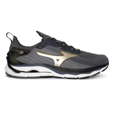 Imagem de Tênis Masc Mizuno Wave Mirai 5 101042042 Cinza/Chumbo