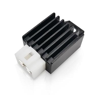 Imagem de Retificador de regulador de tensão universal, 4 pinos 12V macho plugue retificador de tensão para GY6 CG 50 50cc a 150cc Buggie Moped Scooter ATV Pit Bike