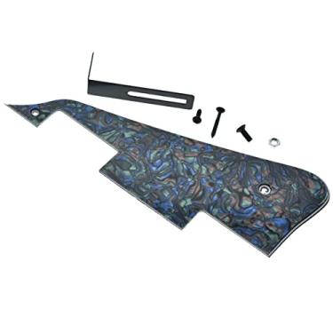 Imagem de KAISH Protetor de guitarra Abalone Pearl LP com suporte preto para Epiphone Les Paul