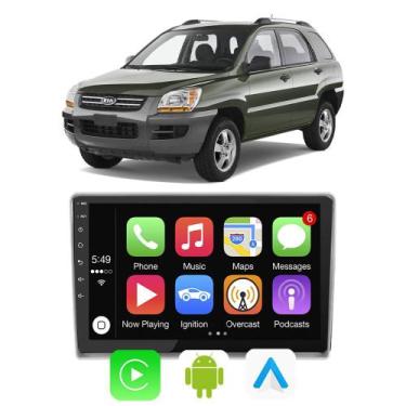 Imagem de Kit Central Multimidia Android Auto Kia Sportage 2006 2007 2008 2009 2