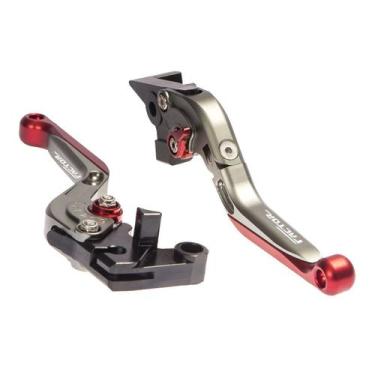 Imagem de Manete Extensível Titanium/Vermelho Factor 125 150 Disco - Especiais P