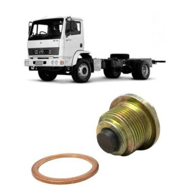 Imagem de Bujão De Cárter Mercedes Motor Om 355/366 Moderno + Arruela - Prospar