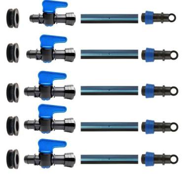 Imagem de Registro Inicial Chula Fim de Linha 16mm Irrigação Kit 10 Un - Implebr