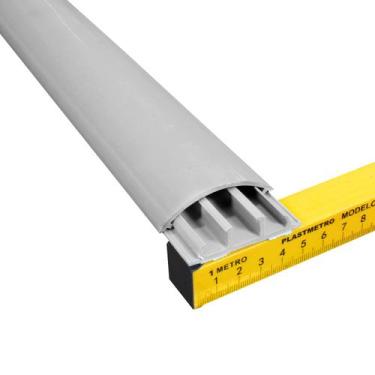 Imagem de Canaleta de Piso em PVC 52mm x 14mm (5,2cm x 1,4cm) com Fita Dupla Fac