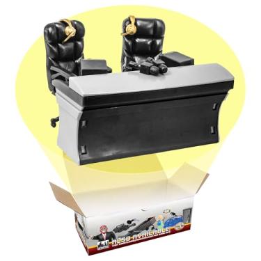 Imagem de Ultimate Black Comentator Mesa de brinquedo para bonecos de luta livre