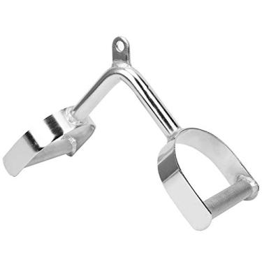 Imagem de Barra de cabo de exercício de puxar para baixo, alça de máquina de remo, acessórios de alça de máquina de cabo Conjunto de alça de máquina de remo Barra de exercício de puxar para baixo