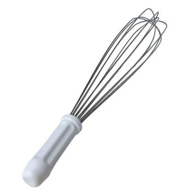 Imagem de Batedor tipo pera 45cm inox branco bp-45 fue inox fouet inox - SOLRAC
