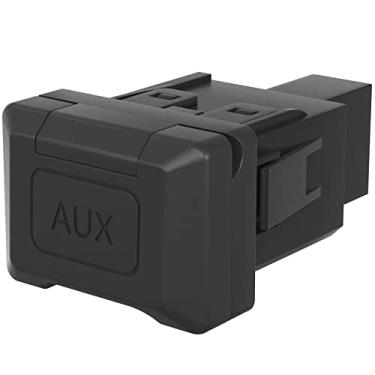 Imagem de Substituição de porta auxiliar 39112-SNA-A01 - Adaptador de entrada auxiliar tomada de entrada de áudio compatível com Honda Civic 06-11, CRV 09-11, Acura TL 07-08, MDX 08-09, OEM 39112SNAA01 versão original