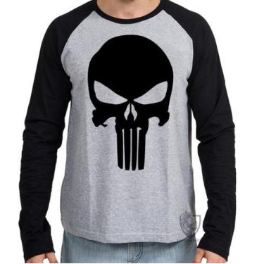 Imagem de Camiseta Manga Longa blusa Justiceiro punisher - Empório Dutra, GG  ad