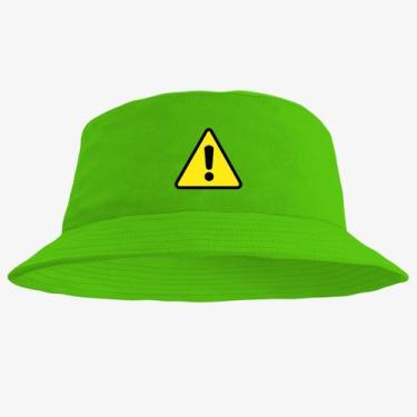 Imagem de Chapéu Bucket Hat Estampado Aviso - MP Moda Masculina, Único, Verde