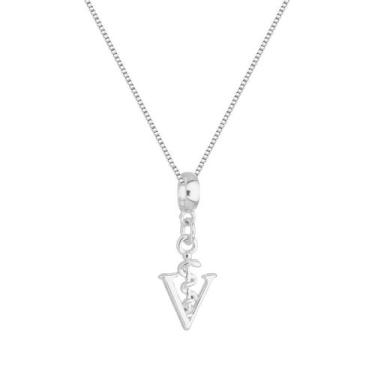 Imagem de Colar Pingente Profissão Veterinária Banhado a Prata 925 - Work Semijo