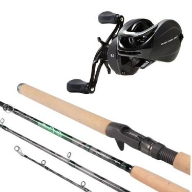 Imagem de Kit Pesca Carretilha Maruri Black Tamba BG + Vara Maruri Go Cast 2,13m
