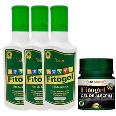 Imagem de Kit 3 Fitogel Gel de Arnica + Gel de Alecrim Fitogel - Alívio da Dor e