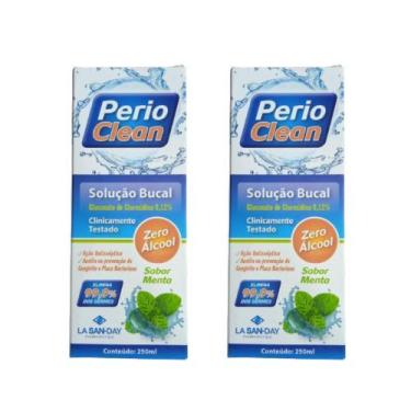 Imagem de Kit 2x Solução Bucal PerioClean 250ml Menta - LA SAN DAY - La San-Day