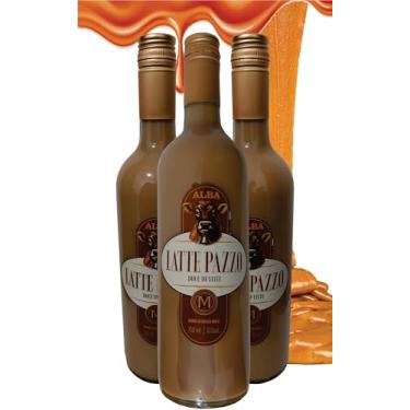 Imagem de 3 Licores de Doce de Leite Latte Pazzo 750ml - Cremoso com Sabor Aveludado, ideal para Coquetéis, Sobremesas e Presentes Especiais!