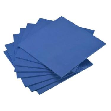Imagem de EVA Sheet, 8pcs 3/5mm Thick EVA Foam Sheets Spone Foam 10x10 Inch Craft Eva Sheets DIY Handmade Model Making Material(Blue)