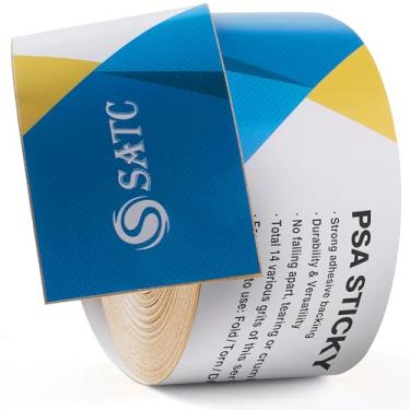 Imagem de S SATC Lixa Psa Longboard 220 Grit, Rolo Contínuo De 20 Jardas De Comprimento, Folhas De Lixa Autoadesivas De 2-3/4" De Largura Para Automóveis, Blocos De Lixamento Manual, Marcenaria, Metal, Plástico