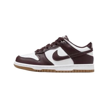 Imagem de Nike Tênis infantil Dunk Low (HJ9282-100, branco/marrom claro/bordô), Branco/marrom claro/borgonha, 18
