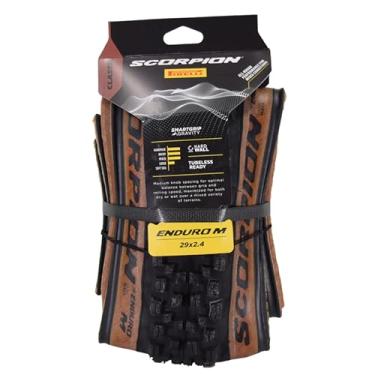 Imagem de Pirelli Pneu de bicicleta Scorpion Enduro M Classic (73,7 cm x 2,4), desempenho versátil desde passeios diários em trilhas locais até corridas de fim de semana, dobrável, sem câmara (1 pneu)