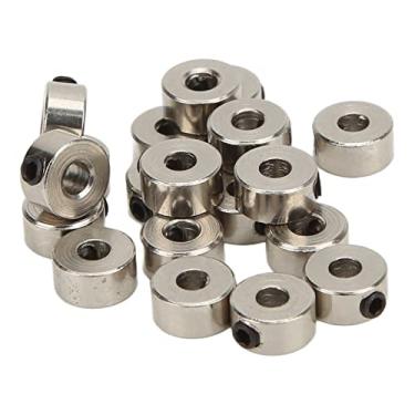 Imagem de Conjunto de Rolha de Trem de Pouso de Avião RC Akozon 20 Peças - Colar de Roda de 3,1 Mm, Peça de Aeronave Modelo de Aço Inoxidável - Artesanato Requintado