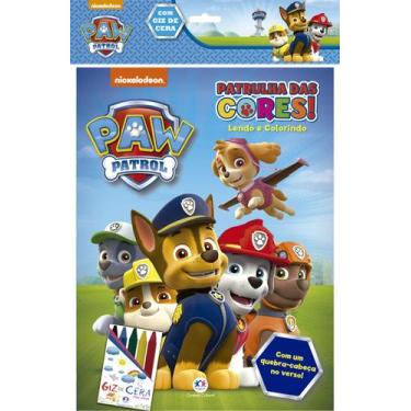 Imagem de Livro - Patrulha Canina - com giz de cera