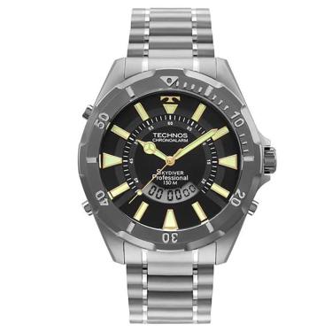Imagem de Relógio TECHNOS Skydiver titânio masculino WT2050AO/1H