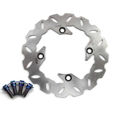 Imagem de Rotor de disco de freio traseiro com parafusos de montagem para Honda PANTHEON 125 150 03-07, CB600F HORNET 600 98-06, CBR600F CBR600F3 CBR600F4I 1991-2007, CBR600RR 600 03 -22, C BR900RR 92-99