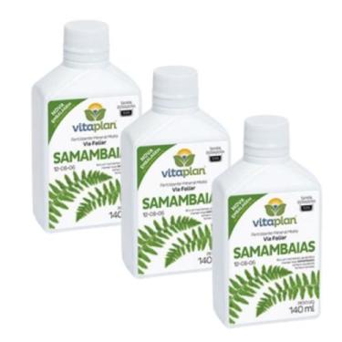 Imagem de Kit 3 Adubo Fertilizante Mineral Líquido Concentrado Para Samambaia Av