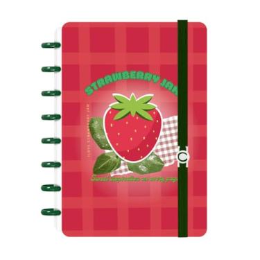 Imagem de Caderno Criativo Moranguinho com aroma e marca Página A4/A5 Disco Inteligente (Médio A5)